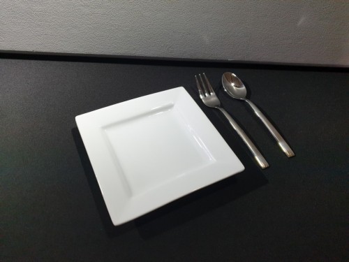 Sideplate bord - Napoli - Vierkant 13x13cm (Krat 40 stuks)